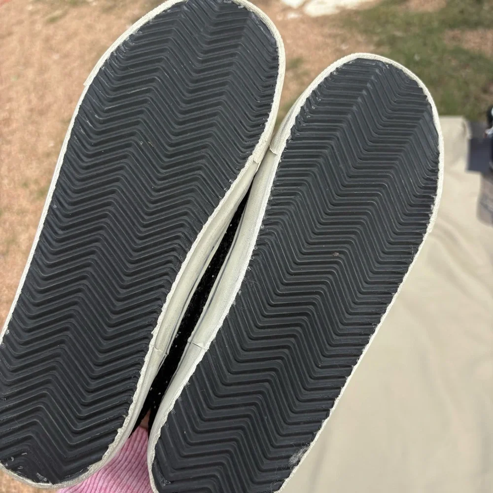 GOLDEN GOOSE SUPER START GLITTER SNEAKERS BACKLESS SLIDES LACE UP LEATHER 37/7 - Picture 6 of 8